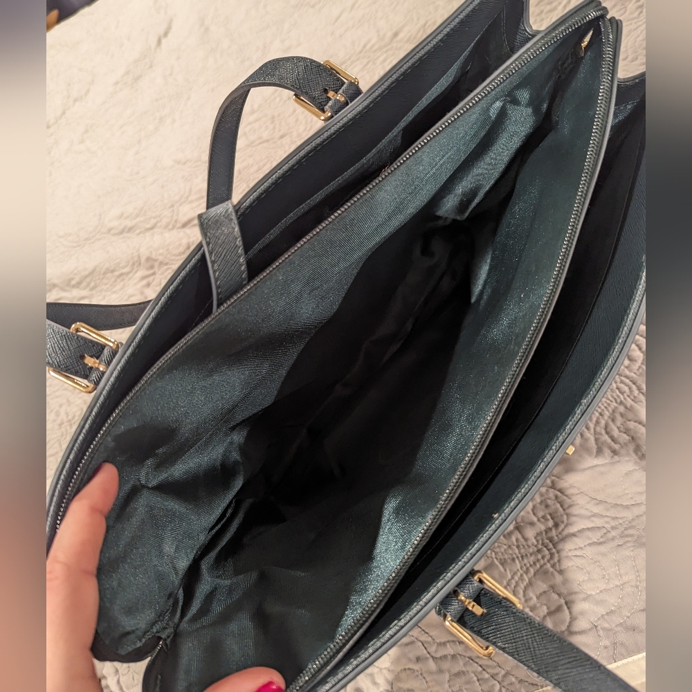 Teal Blue Large Purse - Picture 7 of 13